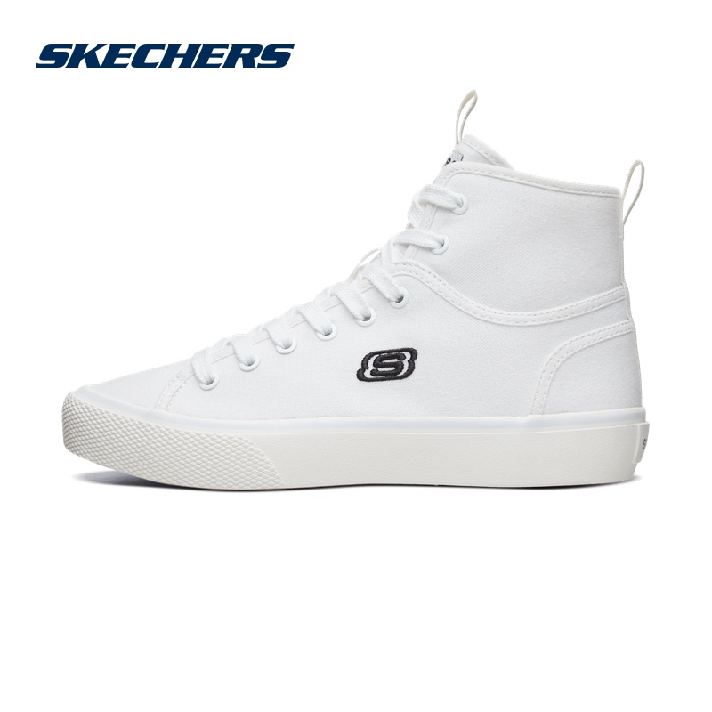 Skechers Couple Shoes Women's Shoes High top Canvas Shoes Small white Shoes Board Shoes Casual Shoes 66666225