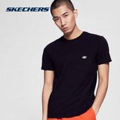 SAMS185133 休闲短袖 新款 T恤衫 针织短袖 Skechers斯凯奇男装