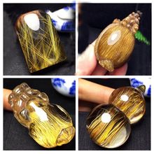 净云天然水晶发晶钛晶手链吊坠貔貅吊坠可直播定制