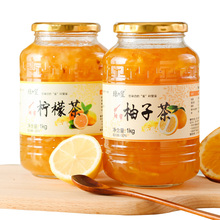 【送木勺】琼皇蜂蜜柚子茶柠檬茶2Kg果酱冲饮泡水喝的饮品水果茶