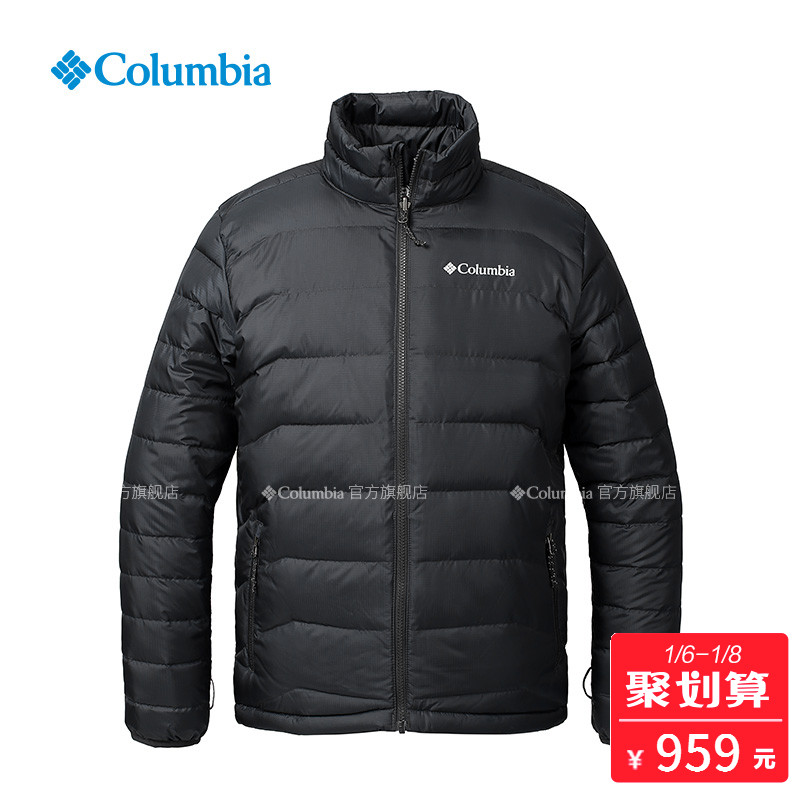 经典款Columbia哥伦比亚户外秋冬新男热能保暖650羽绒服WE2119