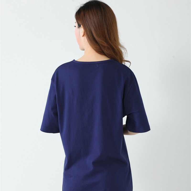 韩版可爱纯棉睡裙女夏季孕妇睡衣裙短袖大码夏