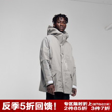 秋冬防风PVC口袋内胆可拆卸羽绒服机能夹克 cruel and harsh