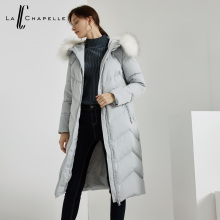 La Chapelle/拉夏贝尔2018冬季新品中长款羽绒外套女图片