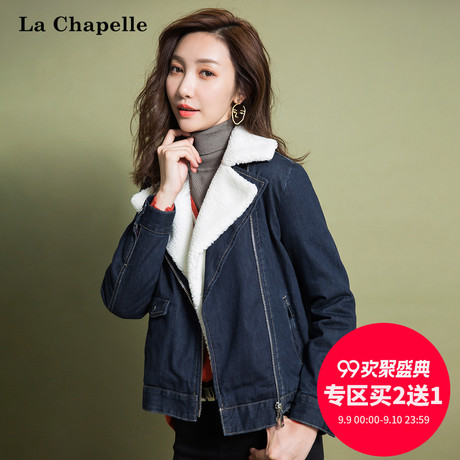 纯色牛仔棉衣女2017秋冬季新款韩版宽松bf百搭外衣长袖棉服短外套商品大图