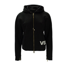 VERSACE范思哲 正品秋冬女士刺绣字母LOGO连帽外套A78394-A218183图片
