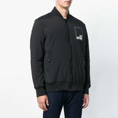 LOVE MOSCHINO莫斯奇诺 正品2018秋冬男士简约休闲夹克MH69703