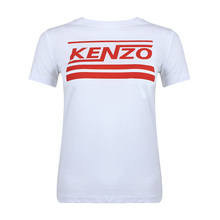 正品KENZO/高田贤三女装纯棉简约LOGO圆领上衣休闲女士短袖T恤SS图片