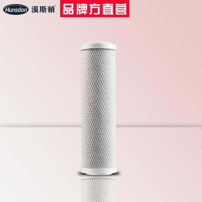 汉斯顿滤芯10寸颗粒炭活性炭CTO炭棒块炭净水器家用厨房直饮
