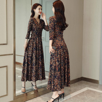 [大牌连衣裙]菲梦伊2018新款秋装职业连衣裙气