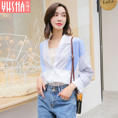 依嬅莎2018年秋季新款衬衫YQ18CSW5982商品大图