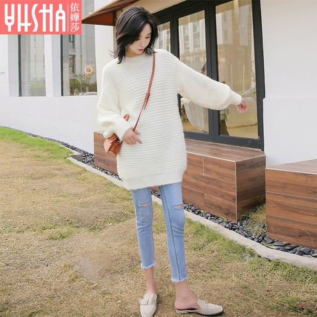 依嬅莎2018年冬季新款毛衣YD18MYW6232商品大图