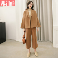 依嬅莎2018年冬季新款毛呢外套YD18MNL6273图片