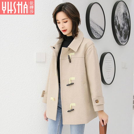 依嬅莎2018年冬季新款毛呢外套YD18MNW6254商品大图