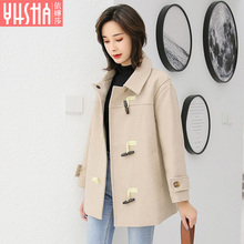 依嬅莎2018年冬季新款毛呢外套YD18MNW6254图片