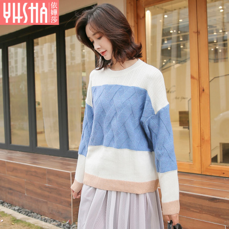 依嬅莎2018年冬季新款毛衣YD18MYW6425商品大图