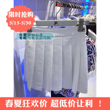 2019夏款 女士梭织休闲运动短裙百褶裙F11W928303FNV FILA斐乐正品