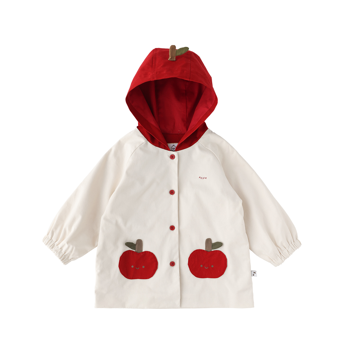 YOUGE幼歌 婴幼儿秋季防风保暖连帽外套挺阔透气梭织宽松可爱长袖