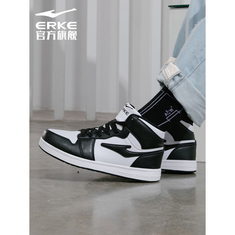 ERKE Air Force One Men's Shoes Autumn 2019 New High top Shoes Board Shoes Men's Fashion Shoes Casual Sneakers Men's Shoes