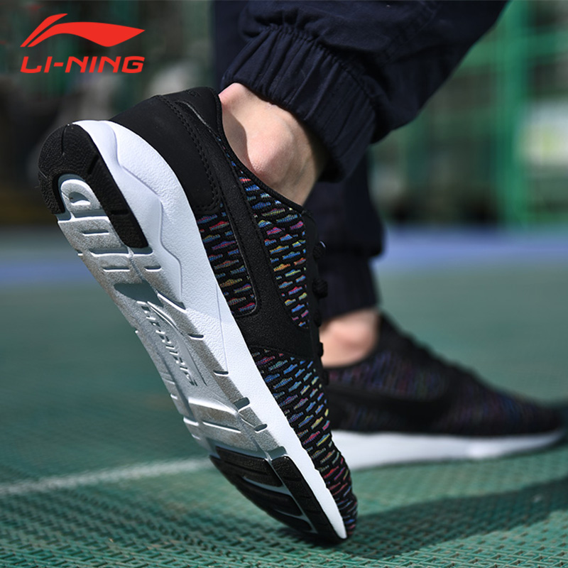 Li Ning Men's Shoes Casual Shoes 2019 Autumn and Winter New Breathable Forrest Gump Shoes Retro Low Top Sports Shoes Men's Running Shoes