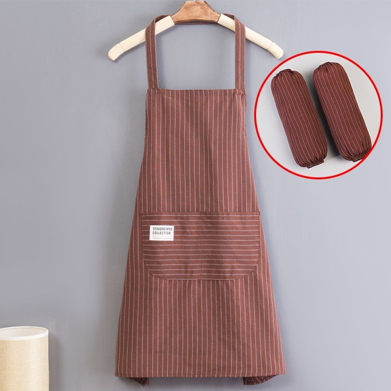 【黑五价】围裙2024新款网红纯棉家用厨房做饭爆款餐饮专用时尚洋气工作服女