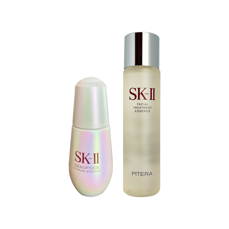【海南免税海控】SK-II光蕴臻采焕亮230ml神仙水+50ml小灯泡百补