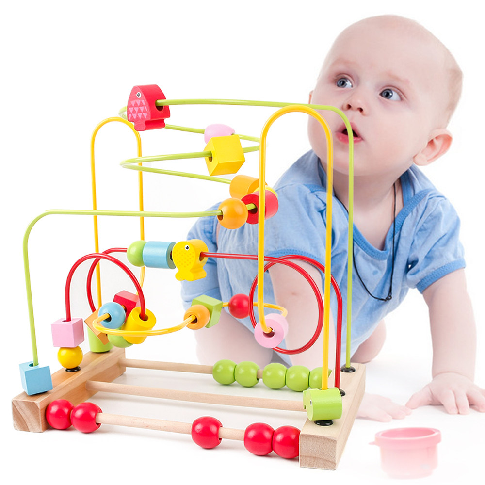 大号儿童串珠绕珠早教玩具10个月宝宝的益智