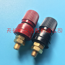 铜螺杆M6电源接线端子 全铜333接线柱6mm 电焊机逆变器接线夹100A