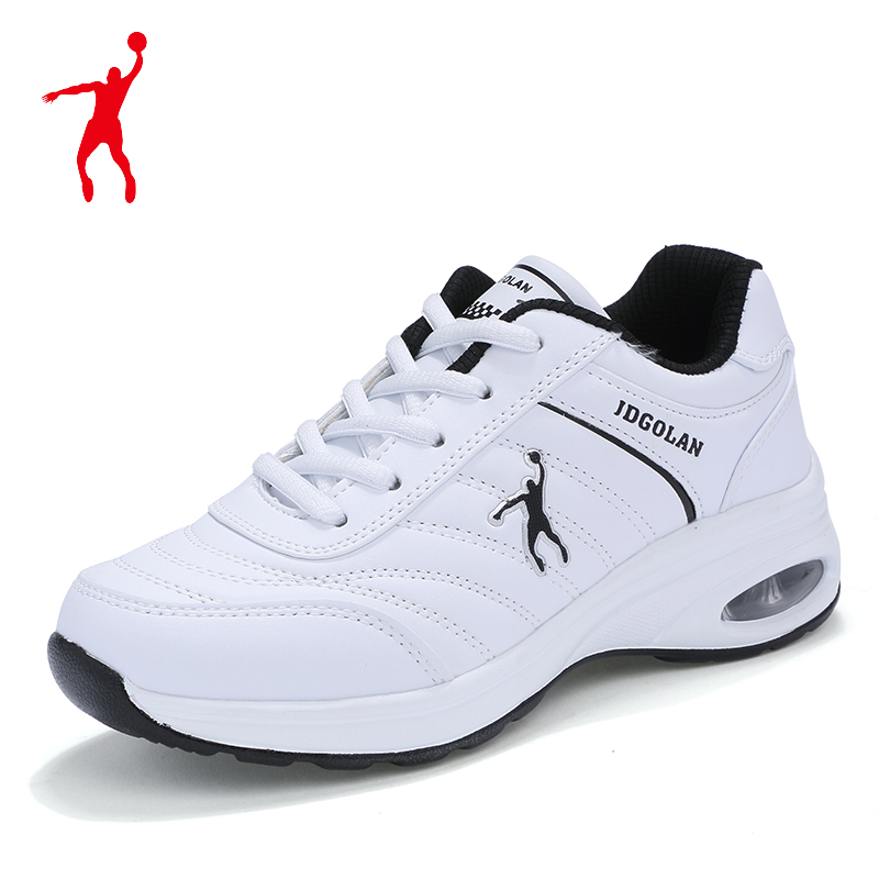 Jordan Gran Women's Shoes Waterproof Air Cushion Running Shoes Autumn New Increase Student Casual Sports Shoes Small White Shoes