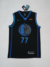 19新赛季77号卢卡 Luka 东契奇球衣 Doncic刺绣城市版篮球服黑