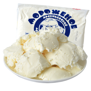 俄罗斯进口海象雪糕奶味冰淇淋2连包