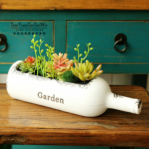 仿真清新植物盆景