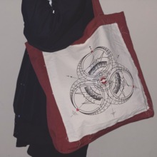 CLOT 三方联名 贴布托特包 FRAGMENT 现货 INNERSECT 正品