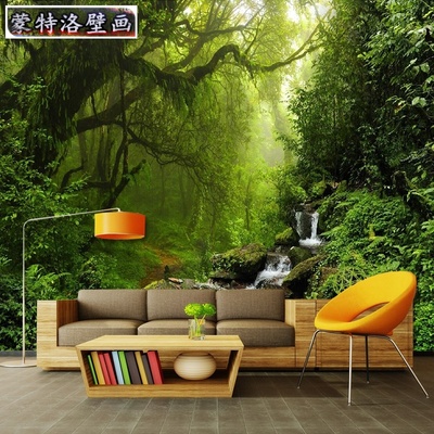 风景森林壁画年中大促