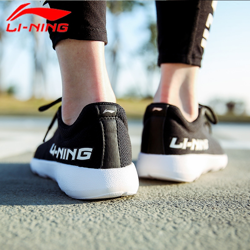 Li Ning Sports Shoes Women's Shoes 2019 Autumn New Lightweight Running Shoes Off Size Casual Super Hot Black Women's Running Shoes