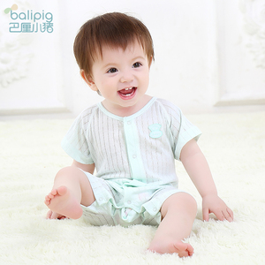 婴儿短袖连体衣