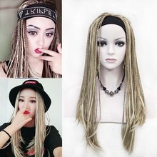 假发女嘻哈抖音小辫子渐变网红酒吧舞蹈欧美表演直播逼真非洲脏辫