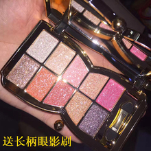 维尼小熊珠光亮晶晶眼影盘闪亮防水亮片闪光钻石超闪眼影闪粉套装