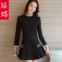 中长款t恤女装2018新款韩版上衣服加绒加厚打底衫长袖秋冬百搭潮图片
