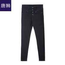 唐狮旗舰店2018冬装新款牛仔裤女弹力高腰铅笔长裤韩版显瘦潮图片