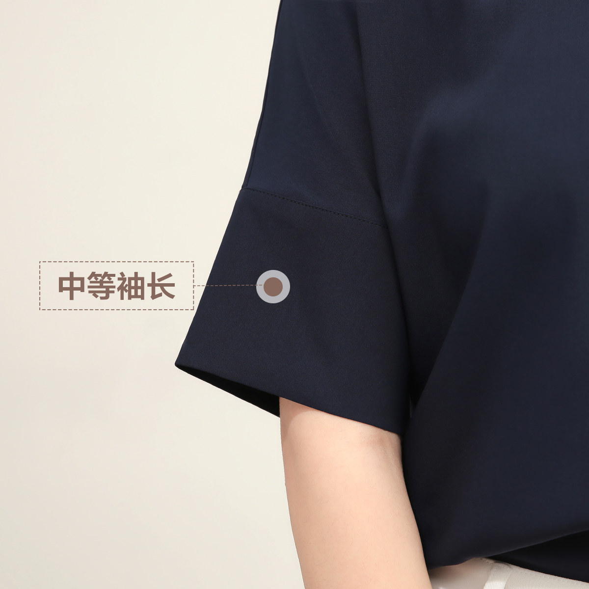 2018新款小衫中长款雪纺衫短袖上衣女夏装衬