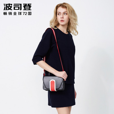 波司登2018新款春季中长款中袖女士套头圆领卫衣弹力肌理面料外套