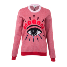 KENZO/高田贤三KEF862T04313XD女混纺羊毛眼睛针织套头衫18年新款图片