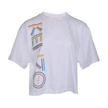 KENZO/高田贤三KEF862TS7654YP女士短袖印花LOGO短款T恤18年新款图片