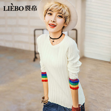 裂帛薄针织衫女薄款女夏季套头针织衫女针织衫女打底图片
