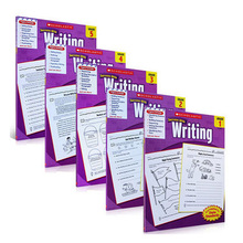 英文原版练习册 Scholastic Success with Writing,Grade 1-2-3-4-5年级全套学乐成功系列写作书写篇美国小学推荐课外作业读物教材