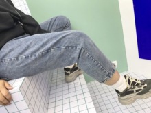 酷逼牛仔裤 总算找到一条满意 蒜泥SUNI大码
