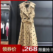 女波点西装 马甲式连衣裙1ZH2084090 领无袖 新款 欧时力雅尔2019夏装