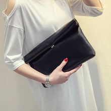 女包2017新款 ulzzang手拿包女大容量简约手包休闲百搭信封包 韩版