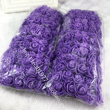 144朵一包diy手工装饰新娘花环材料胸花铁丝仿真蕾丝泡沫玫瑰花束
